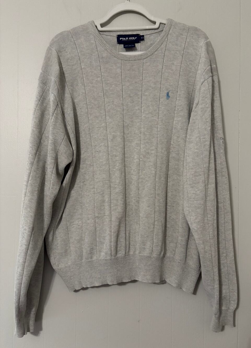 Ralph Lauren Polo Golf Canterbury Golf Club Long Sleeve Light Weight Sweater XL
